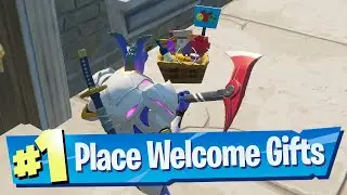 Place Welcome Gifts in Holly Hatchery Location - Fortnite