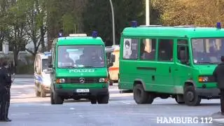 [Krawalle+Ausschreitungen] Einsatzfahrten Polizei 1. Mai Demonstration Hamburg