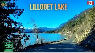 Mountain Pass Drive Along Lillooet Lake