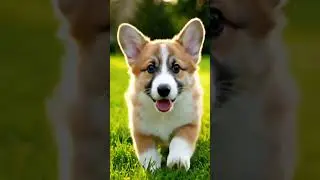 Cute puppy running video #dog #viralvideo #animation