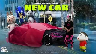 Shinchan Gifts New Super Modified CAR to Franklin 😯 | GTA 5 Funny Malayalam story