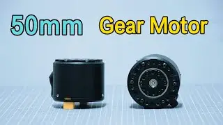 DIY integrated robot joint motor | 50mm diameter | Supports dual encoder | Integrated driver