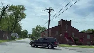 East Glen Park Gary, Indiana ~ Virtual Van Ride ~ 33rd Ave to 36th Ave Blocks
