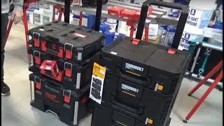 Ящики для інструменту! Який вибрати? Milwaukee FLEX Toughbuilt Qbrick Keter детальний огляд кейсів