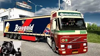 ETS2 Volvo FH12 MK1 Denmark Copenhagen-Odense Logitech Steering Wheel Manual Shifter #truck #ets2