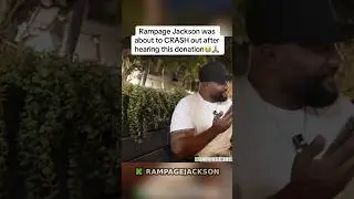 Rampage Jackson was about to CRASH out after #MMA #Rampage #Crash #Donations ￼