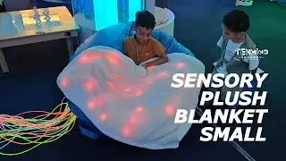 Sensory Plush Blanket (Small) &ndash; Calming LED Comfort for Autism & Sensory Support | TENMIND Sensory