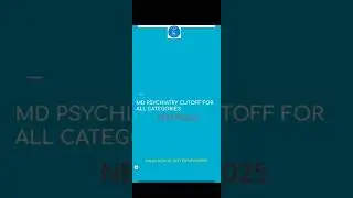 MD PSYCHIATRY NEET PG Govt College Cutoff 2025 - Marks and Rank Insights #shorts