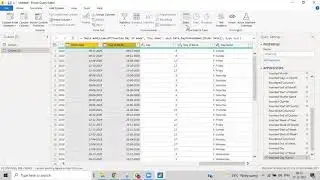 Power bi || power query || date ,time,duration,format,conditional columns,statistics,math,round etc.
