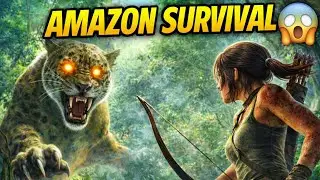 Tiger Attack Scene 🐯 | Tomb Raider PS5 Gameplay 