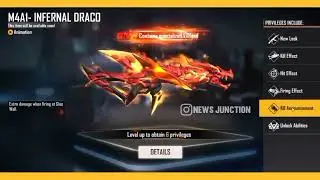 new m4a1 evo gun first look infernal draco 🖐️😈😈