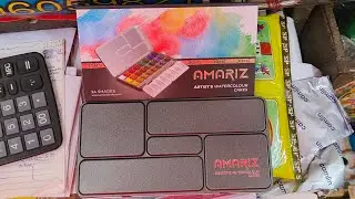 doms AMARIZ professional artist watercolor cakes 24 shades || Pro artist art supply 