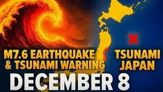 Tsunami in Japan! M7.6 earthquake shakes the north coast