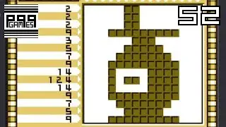 (52 / 193) Mario's Picross [GameBoy] [No Hints] : Easy Picross 7D (Wood Stove)