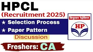 HPCL Chartered Accountant Syllabus , Selection Process & Paper Pattern Recruitment 2025 |