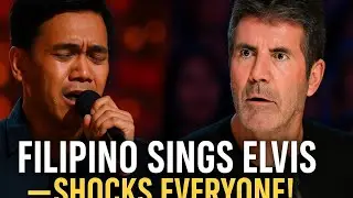 Filipino Sings Elvis on AGT &mdash; Simon Cowell in Shock | Emotional Golden Moment