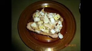 Sburrita di baccal&agrave; alla nepitella - Stew Cod with Lesser Calamint (Clinopodium Nepeta)