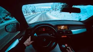 BMW X5 POV, Little Drive In Winter Wonderland, Norway🇳🇴