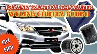 15min GANTI OLIE DAN FILTER OLIE WULING CORTEZ TURBO #wuling #wulingcortez #wulingcortezturbo #tips