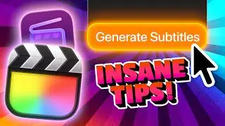Final Cut Pro Automatic Subtitle Tips You NEED To Know!