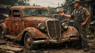 Restoring a 1934 Ford - ASMR