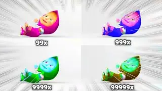 Masha And The Bear Intro Logo Flash at 999999x Speed Klasky Csupo Effects!