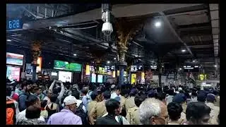 Loco pilots strike at CSMT Mumbai #mumbai #mumbailocal #mumbaikar #strike 