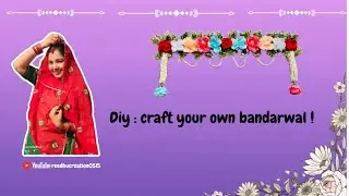 Easy Floral Toran Making at Home..❤️ Diy Bandarwal&hellip;