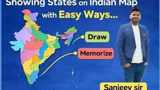 Showing States On Indian Map/ Masti Masti me States ko show Krna Indian Map me