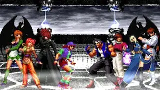 [KOF Mugen] Meld Boss, Fio, Naomi, Kung-Fu-Girl vs Angela, T-Shermie, Marco, I-Chris [ 4vs4 ]