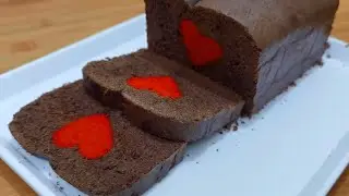 Chocolate Red Love Pound Cake Recipe ❤️ Valentine's Day Cake Ideas