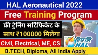 HEL Apprenticeship 2022 | Civil Electrical mechanical | Fresher student eligible | Engineering job