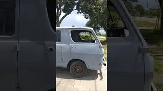 '65 Chevy Van..   ROLLER PAINTING  #4.  1st  TOP  Coat   after priming