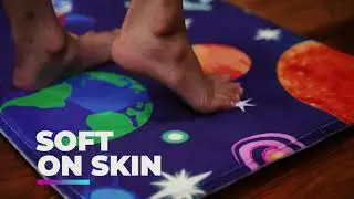 Khelo's Ultimate Space-Themed Set: Bath Mats, Shower Curtain, Organic Cotton Towels & Laundry Hamper