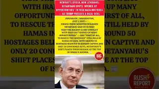 Netanyahu Sees New Hope for Hostage Release | Trump Urges Gaza Deal Now📰🇺🇸🇮🇱🇵🇸 #viral #news #shorts