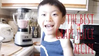 How to Make Grape Juice | Kids Can Cook