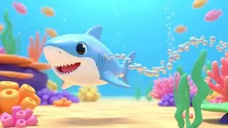 Песня Baby Shark &laquo;Bubble Pop&raquo; 🦈🫧🎶 | мультфильм для детей и весёлые приключения