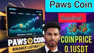 🔥Paws Coin Listing Price?? Paws Coin Received from Bitget Exchange||