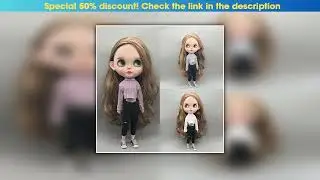Discount DLBell Handmade Blythe Doll Clothes Fashion Sweater Knitted Short Top and Jeans Pants for&bull;