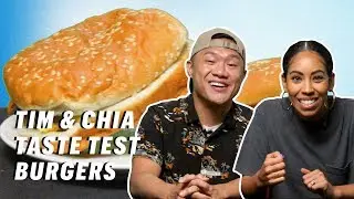 Can Timothy DeLaGhetto & Chia Habte Tell the Difference Between Fast Food Burgers? || Down the Hatch