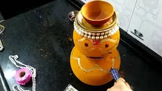 DIY Pot Decoration || How to make Bonam || Bonam Decoration || #bonalu #bonalajathara #bonamaamma