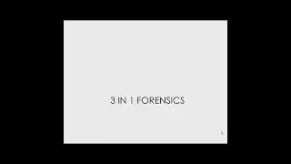 3in1 Cyber Forensics 5-day training on 1st of May 2016 in Amman-Jordan