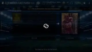 Elite Feast Player Pack!!! Best Pull!!! Lit Madden Mobile 18!