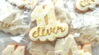 Number cookies, decorated with royal icing #cookie #royalicing #satisfying