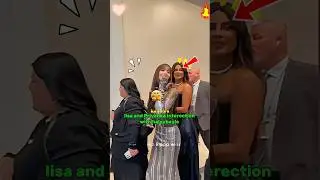 lisa and Priyanka's interection with haleybayle ✨👀 #blackpink #blink #ytshorts