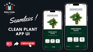 Building a Plant Care App Clean UI Design || Flutter || Rate Code