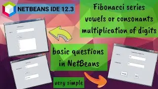java netbeans basic questions || netbeans 12.3 || PART 1
