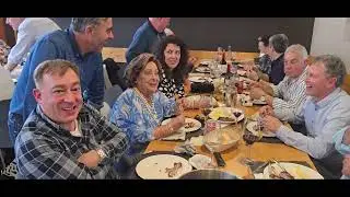 Comida vecinos del barrio de San Pedro de Elgoibar