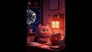 The Current Situation of Working Cats #aiartist #bing #cat #catart #catfunny ny