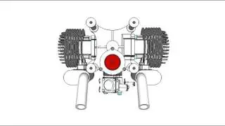 RS60T Auto Start Twin Cylinder 60cc Engine